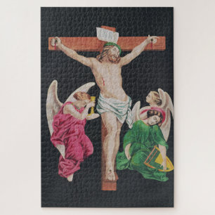 Puzzle Crucifixión medieval de Jesucristo