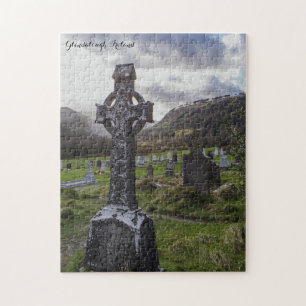 Puzzle Cruz céltica de Glendalough Irlanda