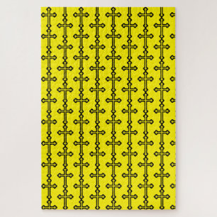 Puzzle Cruz cristiana negra