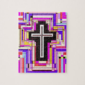 Puzzle cruz cristiana religiosa
