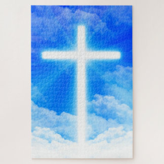 Puzzle Cruz de la Luz Jesucristo Personalizable Cristiano