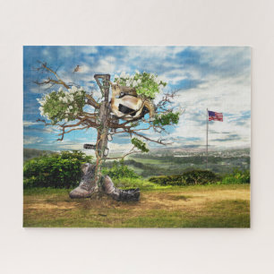 Puzzle Cruz de soldados caídos