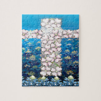 Puzzle Cruz floral