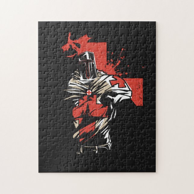 Puzzle Cruz Roja Cristiana de San Jorge (Vertical)