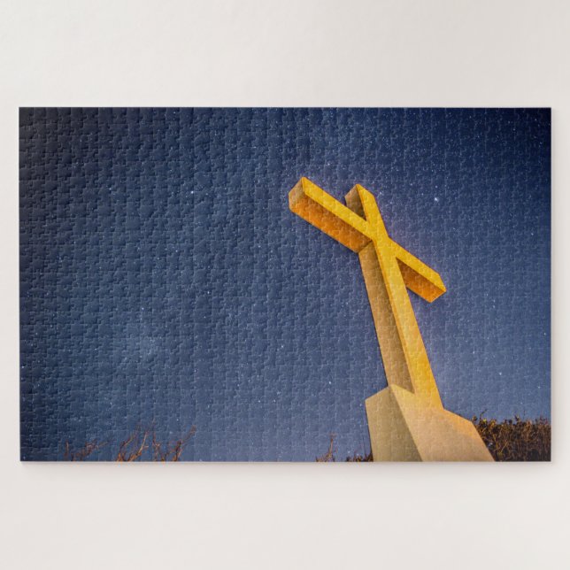 Puzzle Cruza la playa de Pensacola con Vía Láctea (Horizontal)