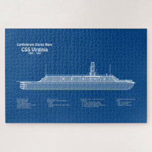 Puzzle CSS Virginia - Plan Blueprint de envío ABD