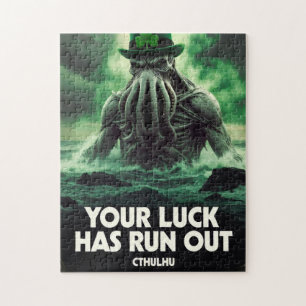 Puzzle Cthulhu Día de San Patricio Tu Suerte Ha Terminado