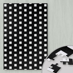 Puzzle Cuadrados blancos y negros sólidos difíciles