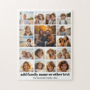 Puzzle Cuadrícula de fotos moderna y minimalista con 17 f