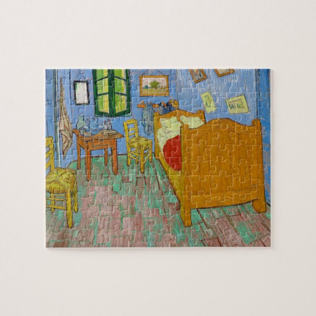 Puzzle Cuadro del dormitorio maestro de Vincent van Gogh (Horizontal)