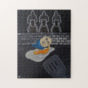 Puzzle Cuadro Roto Luego Frito por Alfred Fox