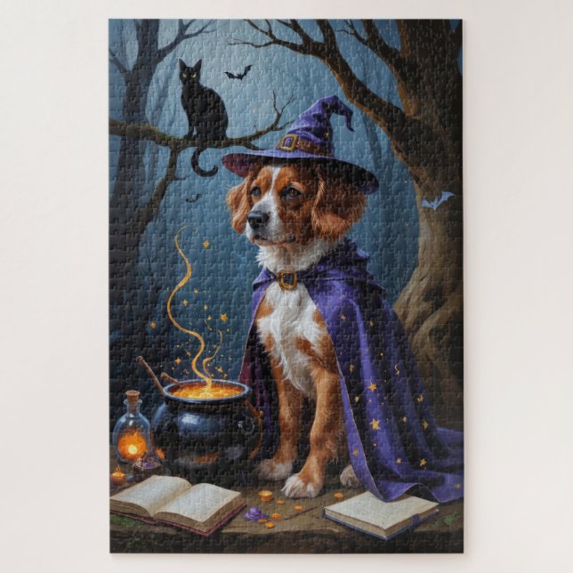 Puzzle Cuadros de Halloween de Bouviers des Flandres (Vertical)