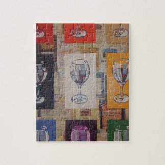 Puzzle cualquier persona para un vidrio