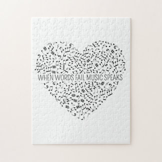 Puzzle Cuando las palabras fallan, la música habla