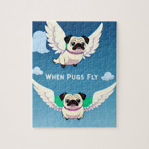 Puzzle Cuando los insectos vuelan en el cielo y los perro