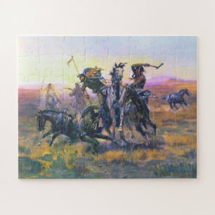 Puzzle Cuando se encuentran Blackfoot y Sioux CM Russell