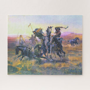 Puzzle Cuando se encuentran Blackfoot y Sioux CM Russell