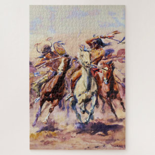 Puzzle “Cuando Sioux y Blackfeet se Encuentran” de Charle