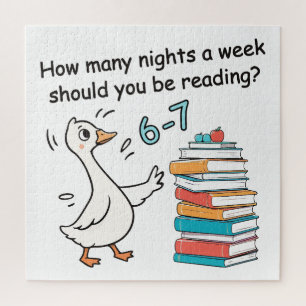 Puzzle Cuántas Noches a la Semana Deberías Leer 6-7