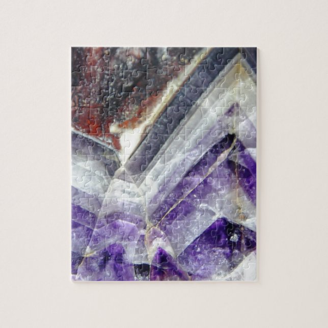 Puzzle Cuarzo Amethyst de la montaña (Vertical)