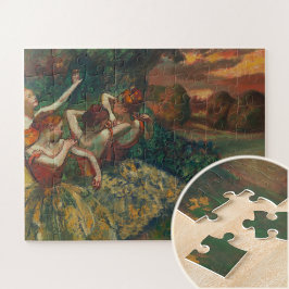 Puzzle Cuatro bailarinas, arte de Degas