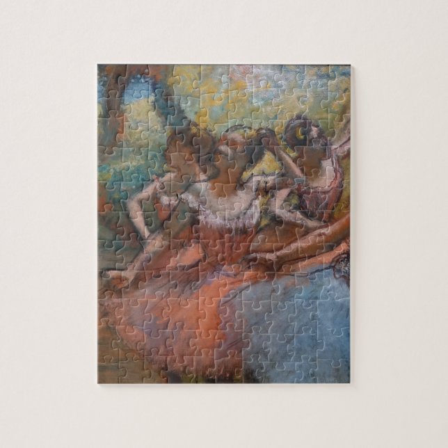 Puzzle Cuatro bailarinas de ballet en escena de Degas (Vertical)