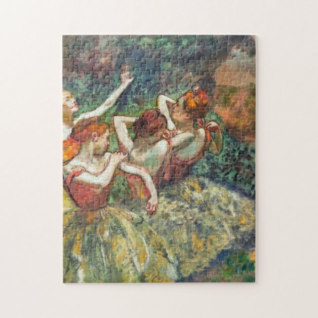 Puzzle Cuatro bailarinas de Edgar Degas (Vertical)