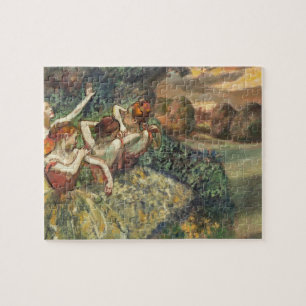 Puzzle Cuatro bailarinas de Edgar Degas, arte de ballet c