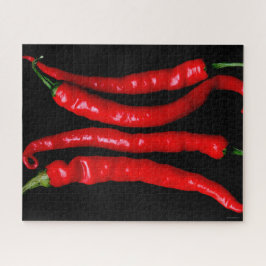 Puzzle Cuatro Chilies rojos 16x20 520pc jpcnm