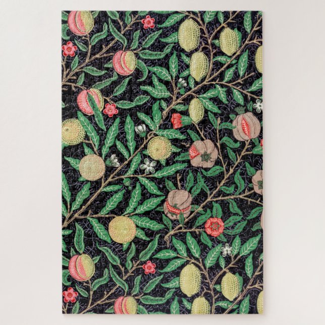 Puzzle Cuatro frutas, William Morris (Vertical)