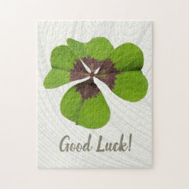 Puzzle Cuatro hojas Lucky Clover St Patricks Day Buena Su