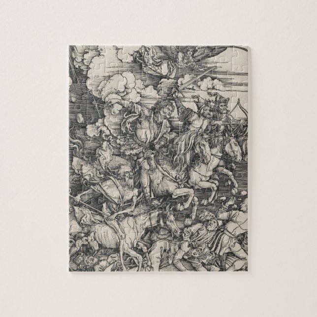 Puzzle Cuatro jinetes de la apocalipsis por Durer (Vertical)