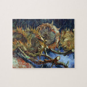 Puzzle Cuatro Sunflowes ido para sembrar por Van Gogh