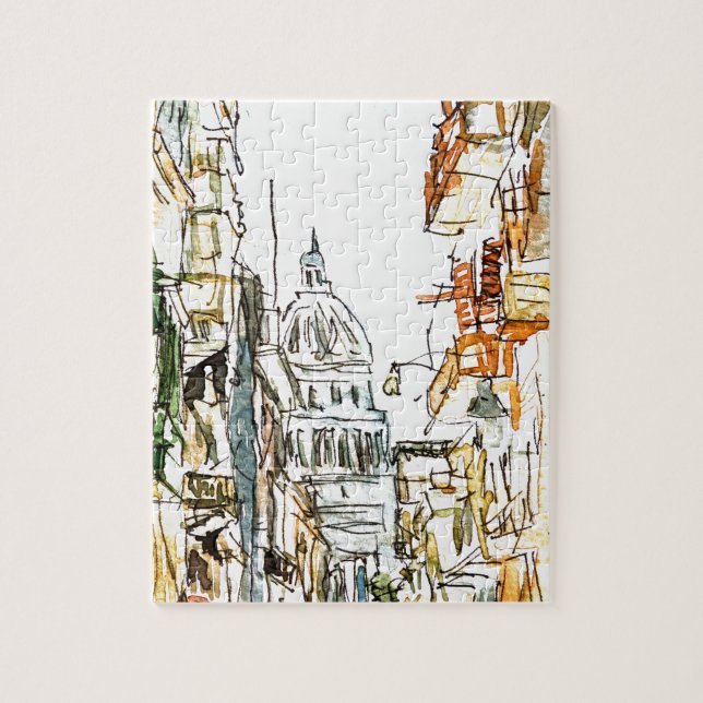 Puzzle Cuba La Habana con el capitolio (Vertical)