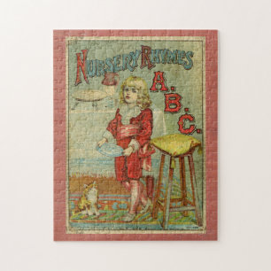 Puzzle Cubierta del libro de niños de ABC de las poesía