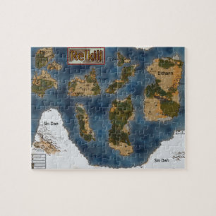 Puzzle Cubierta del mapa Relkili Steel Planet Relkili