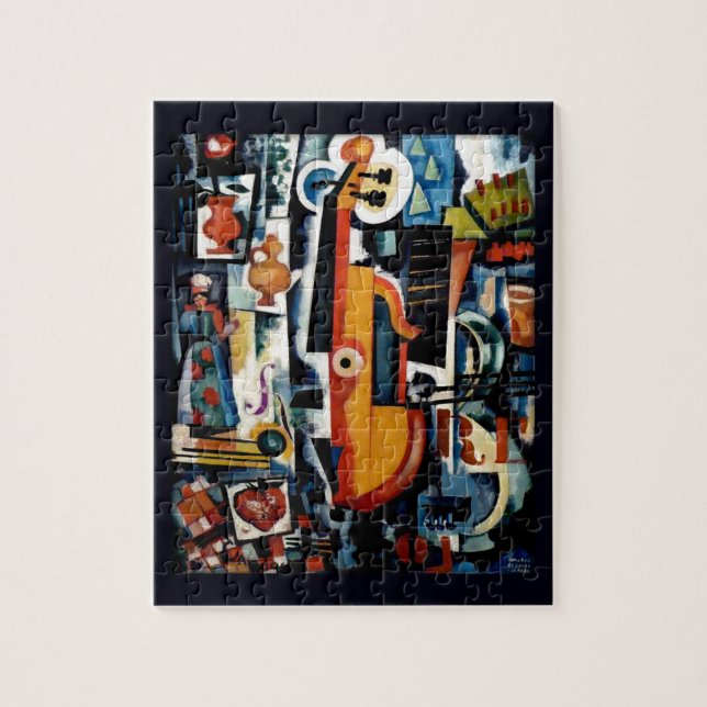 Puzzle Cubismo del ~ de Bom Ménage ~1916 de la viola de (Vertical)