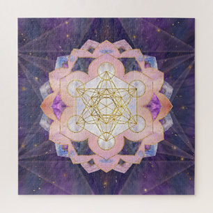 Puzzle Cubo de Metatron en Gemstone lotus