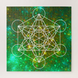 Puzzle Cubo de Metatrón, Geometría Sagrada, Símbolo Espir