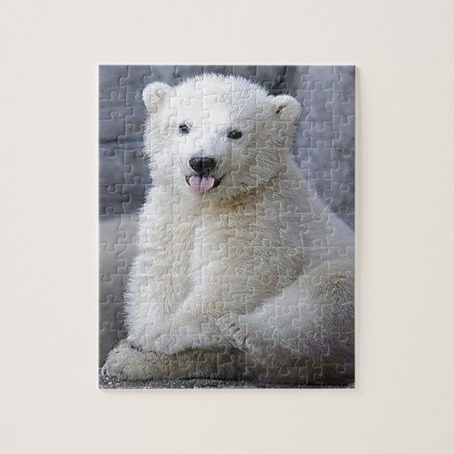 Puzzle Cubo de oso polar (Vertical)