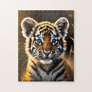 Puzzle Cubo de tigre para bebé