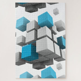 Puzzle Cubos 3D de SlipperyJoe cuadrados tridimensionales