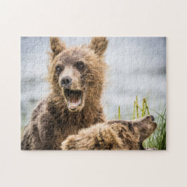 Puzzle Cubos Grizzly Buscando Su Mamá