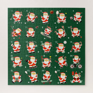 Puzzle Cuenta regresiva de deportes de Navidad