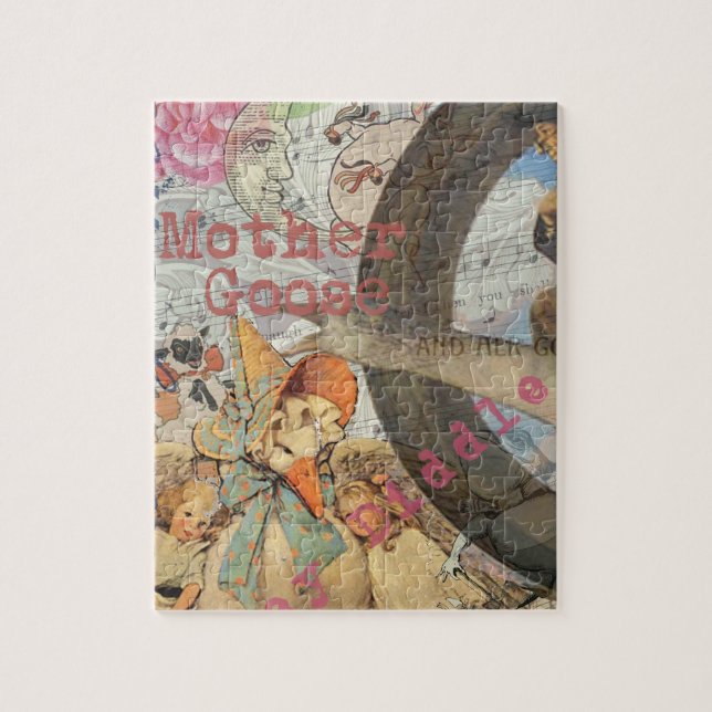 Puzzle Cuento de Hadas de la Rima Infantil de Mamá Oca (Vertical)