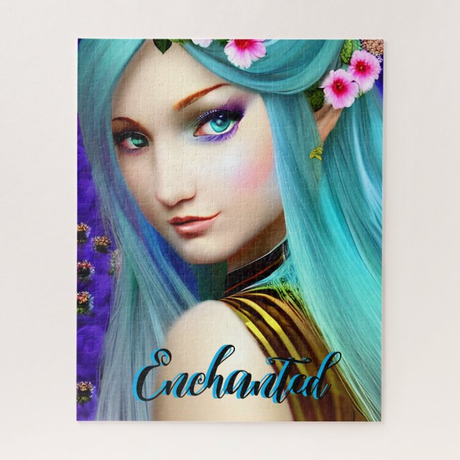 Puzzle Cuento de Hadas Encantado Linda Chica  (Vertical)