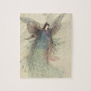 Puzzle Cuento de hadas japonés vintage, La doncella de la