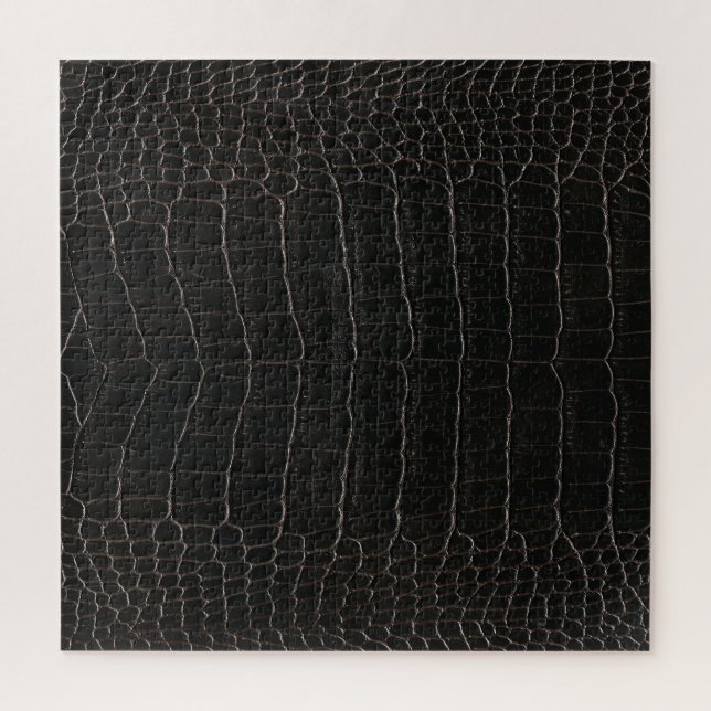 Puzzle Cuero de cocodrilo lujoso: textura textil. (Vertical)