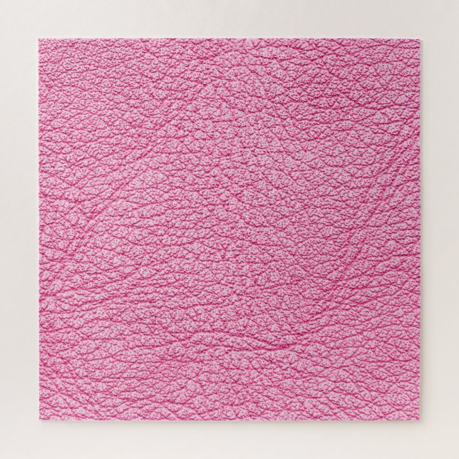 Puzzle Cuero rosa de cierre, fondo texturado. (Vertical)