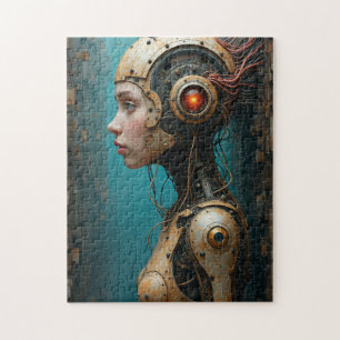 Puzzle Cuerpo mecánico del Chica de computadoras